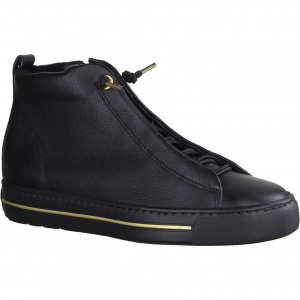Paul Green 5283-024 Black (schwarz) - sportlicher Schnürschuh