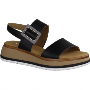 Gabor Comfort 22744-57 Schwarz - elegante Sandale