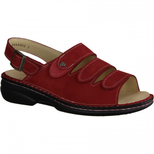 Finn Comfort Saloniki Chili/Pomodore (Rot) - Sandale mit loser Einlage