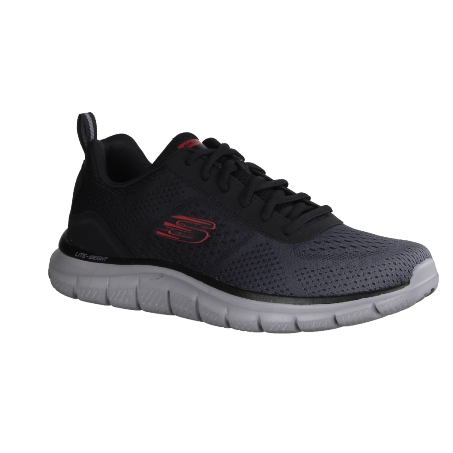 Skechers Track Ripkent 232399BKCC Herren Sneaker, Textil/Synth., Black/Charcoal,