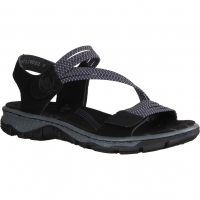 68871-00 Schwarz - sportliche Sandale