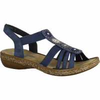 628G9-16 Blau - sportliche Sandale