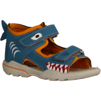 Sharki 3200402140 Aqua/Papaya (blau) - Sandale für Jungen Baby